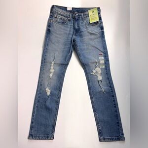 Levi's SKINNY TAPER Distressed Men’s 32x29 Flex Pants Stretch JEANS